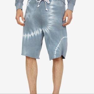 Men’s Loungewear Tie-Dye French Terry Cut-Off Shorts NWT